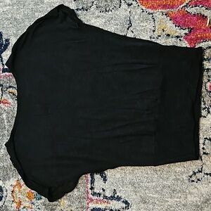 Black blouse w/open back